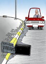 Cartoon: removing sewage covers cartoon (small) by handren khoshnaw tagged handren,khoshnaw,erbil,rainwater,flood,sewage,cover