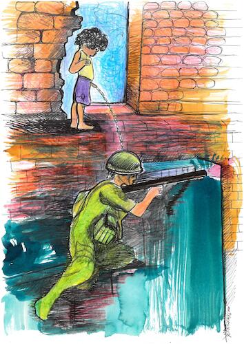 Cartoon: Israel (medium) by Zlatko Iv tagged israel,war