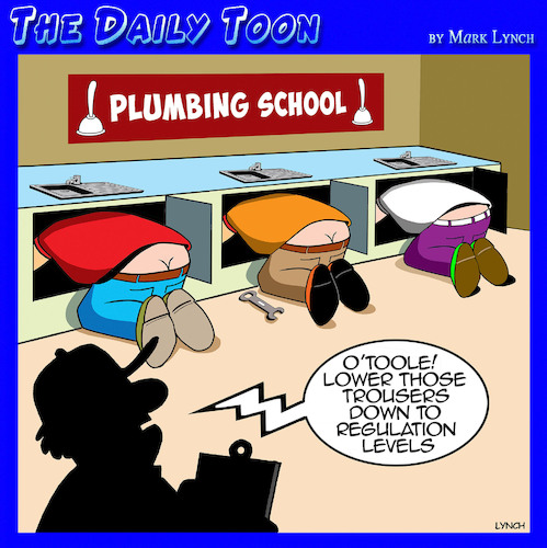 Cartoon: Plumbers (medium) by toons tagged plumber,plumbing,plumber,plumbing