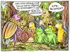 Cartoon: ... (small) by GB tagged umweltzerstörung tierschutz artensterben verkehr erholungsgebiet ausrottung artenschutz strassenbau