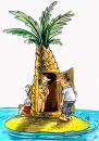 Cartoon: ... (small) by GB tagged schrank,palme,insel,island,seenot,mann,frau,man,woman,sex,klassik