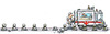 Cartoon: Fussball (small) by GB tagged fussball,soccer,sport,fan,fankurve,unfall,verletzung,krankenwagen,hospital,sanitäter,blaulicht,notfall,depp