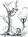 Cartoon: Rotkäppchen und der Wolf (small) by GB tagged kinder,tiere,märchen