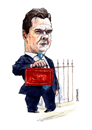 George Osborne Caricature. Cartoon: George Osborne