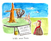 Cartoon: Wulffs neues Revier (small) by Mario Schuster tagged karikatur,cartoon,mario,schuster,wulff