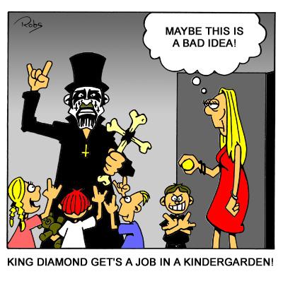 Cartoon: King Diamond (medium) by Robs tagged king,diamond,heavy,