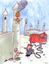 Cartoon: Bombeiro Cor (small) by Biratan Porto tagged bombeiro,cor