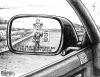 Cartoon: GM Sideview Mirror (small) by karlwimer tagged obama,barack,auto,pinkslip,caution,gm,general,motors,president,us,bailout,wagoner