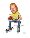 Cartoon: IKEA Forsberg (small) by karlwimer tagged peter,forsberg,avalanche,ice,hockey,colorado,sweden,sports,ikea,meatballs