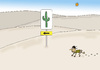 Cartoon: Desert (small) by joruju piroshiki tagged desert,joke,water,signboard