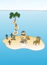 Cartoon: desert island (small) by joruju piroshiki tagged desert island