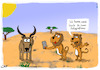 Cartoon: Safari Essens Foto (small) by Grikewilli tagged safari,lion,löwe,antilope,handy,essens,post,instagram,sozialmedia,foto,food,smartphone,wüste