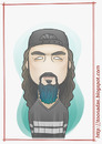 Cartoon: Mike Portnoy (small) by Freelah tagged mike,portnoy,metal,dream,theater