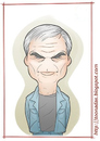 Cartoon: Milan Kundera (small) by Freelah tagged milan,kundera