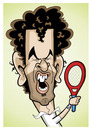 Cartoon: Andy Murray (small) by Ca11an tagged andy murray scottish british caricature