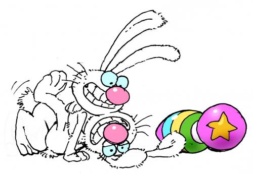 easter bunny cartoon pictures. Cartoon: Easter Bunny 01-1