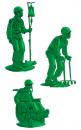 Cartoon: green plastic toy soldiers (small) by r8r tagged toy,soldiers,green,plastic,iraq,conflict,ptsd,afghanistan,wounded,crippled,war,occupation