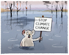 Cartoon: ..down under... (small) by markus-grolik tagged koala,buschbraende,australien,klimawandel,climate,change,co2,sydney,melbourne,regen,überschwemmungen