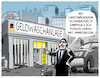 Cartoon: ...Investment... (small) by markus-grolik tagged schwarzgeld,geldwaesche,deutschland,kriminalitaet,investitionen,wohnraum,mieten