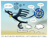 Cartoon: Lufthansa (small) by markus-grolik tagged corona,pandemie,lufthansa,rettung,staatshilfe,fluggesellschaft,kommission,eu,subvention,berlin,groko,deutschland,wettbewerbsvorteil