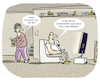 Cartoon: Soap... (small) by markus-grolik tagged tv,mann,frau,soap,streaming,hygiene,pflege,serie,vorabendserie,zdf,ard,glotze