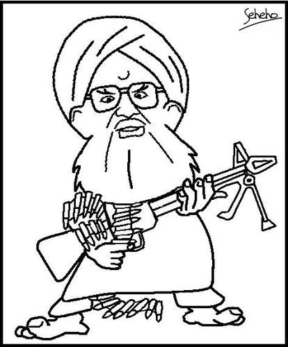 Cartoon: AYMAN AL ZAWAHIRI (medium) by Thamalakane tagged al,zawahiri,qaeda,terrorism,sunni,osama