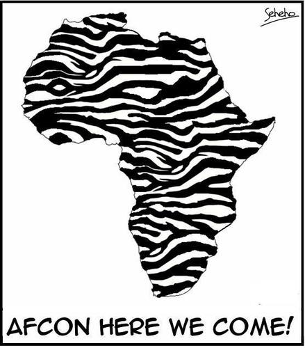pictures of zebras cartoon. Cartoon: Zebras go AFCON
