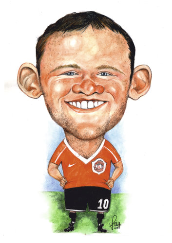 Cartoon: Wayne Rooney (medium) by Szena tagged rooney,football,english,worldcup,manchester