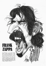 Cartoon: Frank Zappa (small) by Szena tagged rock