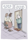 Cartoon: Über Gott reden (small) by POLO tagged zeugen,jehovas,glaube,biebel,gott