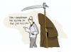 Cartoon: Routine (small) by ali tagged job,routine,death,missverständnis,mckinsey