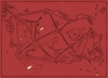 Cartoon: Red abstract- crystal mountains (small) by Krzychu tagged abstract,red,geometry,graphic