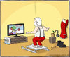 Cartoon: wii (small) by Hannes tagged weihnachten,weihnachtsmann,wii,spielekonsole,konsole,spiel