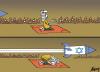 Cartoon: the prayer (small) by KARRY tagged war israel palestina misil