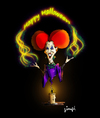 Cartoon: Happy Halloween (small) by gimpl tagged halloween,witch,bette,midler