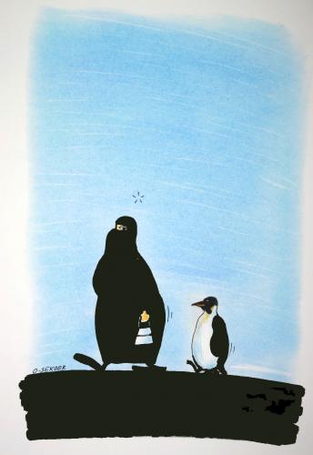Cartoon: pinguin (medium) by o-sekoer tagged pinguin