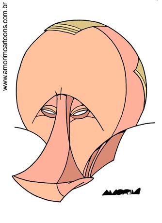 Cartoon: Vladimir Putin (medium) by Amorim tagged vladimir,putin,amorim