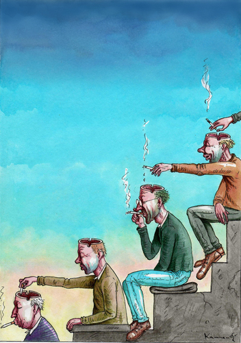 Cartoon Smokers Pictures