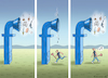 Cartoon: ABFLUSSREINIGER ZUCKERBERG (small) by marian kamensky tagged abflussreiniger,zuckerberg,facebook,blackout