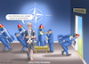 Cartoon: NATO-ABNUTZUNGSKRIEG (small) by marian kamensky tagged putins,bescherung,ukraine,provokation,swift,nato,osterweiterung,abnutzungskrieg
