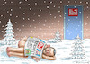 Cartoon: VERY MERRY CHRISTMAS- GERMANY! (small) by marian kamensky tagged julian,reichelt,bild,korruption,sexismus
