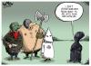 Cartoon: Masks (small) by Lemon tagged jilbab burqa burkha burka burqua