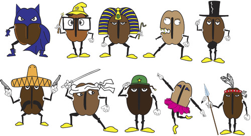 Cartoon: Cool Beans (medium) by kidcardona tagged drink,food,beans,coffee
