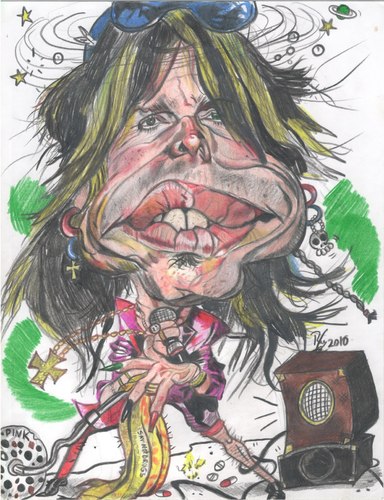 steven tyler caricature. Cartoon: Steven Tyler