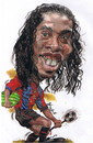 Cartoon: Ronaldinho smile (small) by RoyCaricaturas tagged ronaldinho,barca,brazil,soccer