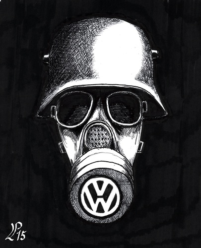 Cartoon: Gas Auto (medium) by paolo lombardi tagged germany,auto
