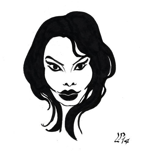 Cartoon: Sofia Loren (medium) by paolo lombardi tagged italy