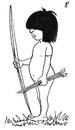 Cartoon: Amazon child (small) by paolo lombardi tagged brazil
