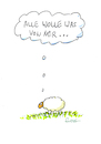 Cartoon: Überfordert... (small) by fussel tagged überfordert,gefragt,stress,montag