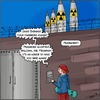 Cartoon: Cybersecurity (small) by Fenya tagged cartoon,comic,cybersecurity,cybersicherheit,english,obama,password,passwort,sicherheit,security,raketen,rockets